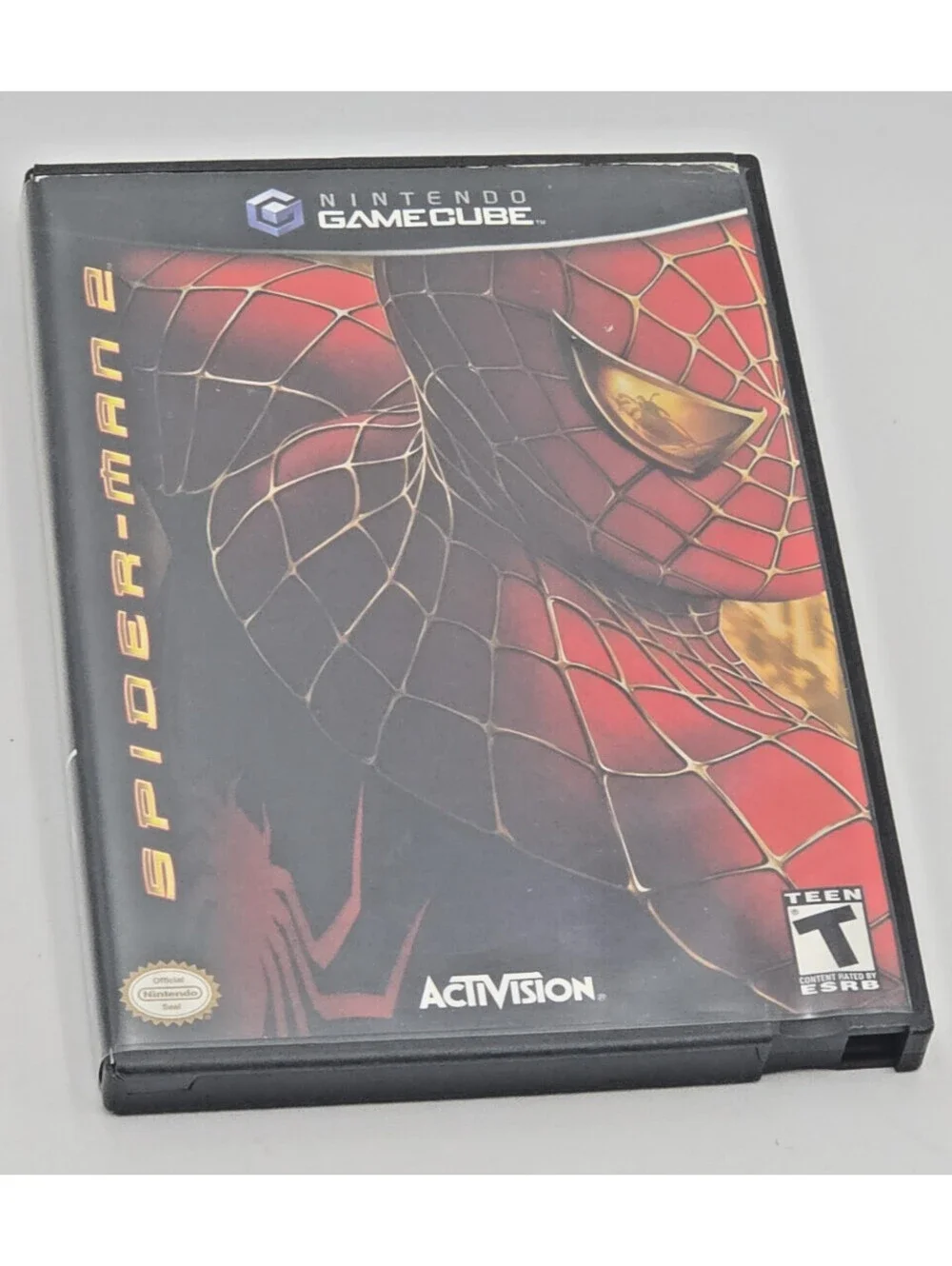 Spider-Man 2 Nintendo GameCube 2004 Black Label Case Disc Tested Activision